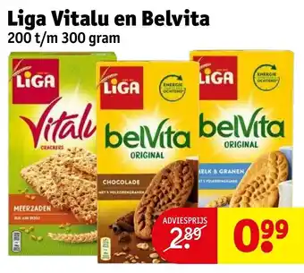 Kruidvat Liga vitalu en belvita aanbieding