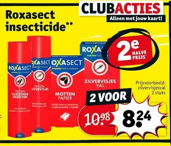 Kruidvat Roxasect insecticide zilvervisjesval 2 stuk aanbieding