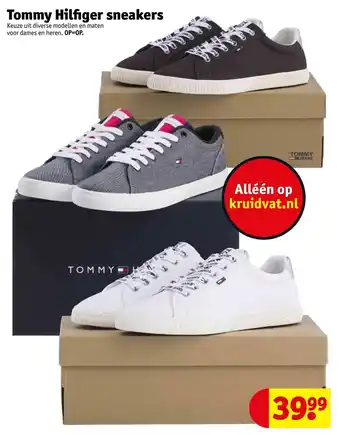 Kruidvat Tommy hilfiger sneakers aanbieding