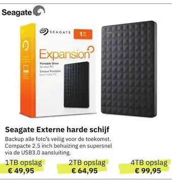 It's Amazing SEAGATE Externe harde schijf | EXPANSION PORTABLE 1TB aanbieding