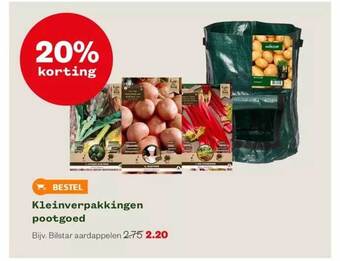 Welkoop Kleinverpakkingen pootgoed aanbieding