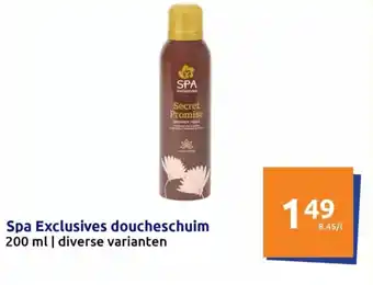 Action Spa exclusives doucheschuim 200ML aanbieding