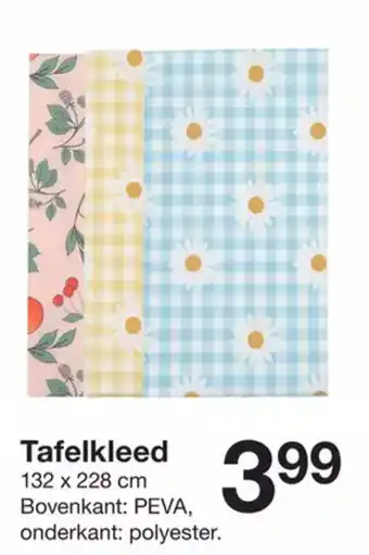 Zeeman Tafelkleed 132x228CM aanbieding