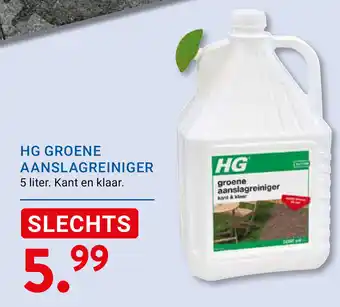 Kluswijs HG groene aanslagreiniger 5 liter aanbieding