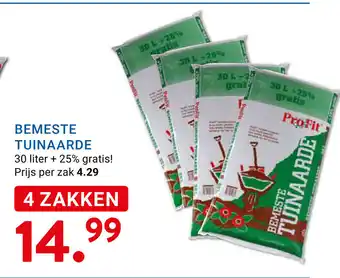 Kluswijs Profit bemeste tuinaarde 30 liter + 25% gratis aanbieding