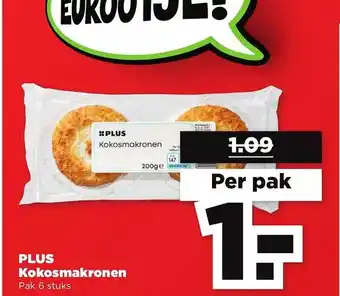 PLUS Plus kokosmakronen aanbieding