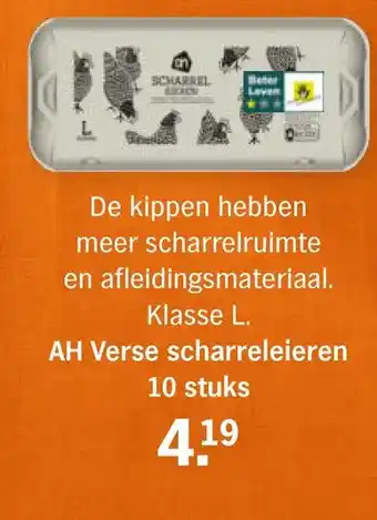 Albert Heijn Ah verse scharreleieren 10 stuks aanbieding