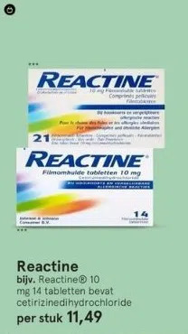 Etos Reactine aanbieding