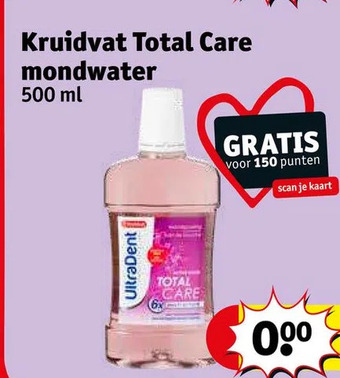 Kruidvat Kruidvat total care mondwater aanbieding