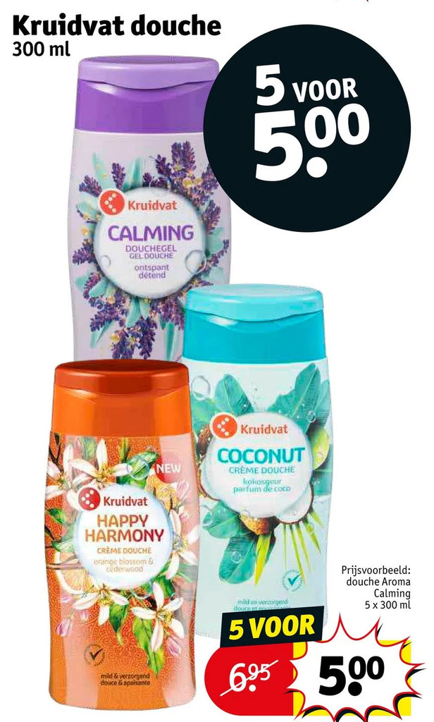 Kruidvat douche aanbieding bij Kruidvat