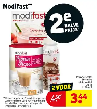 Kruidvat Modifast** aanbieding