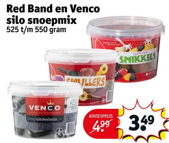 Kruidvat Red band en venco silo snoepmix aanbieding