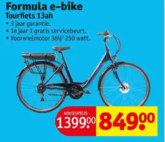 Kruidvat Formula e-bike aanbieding