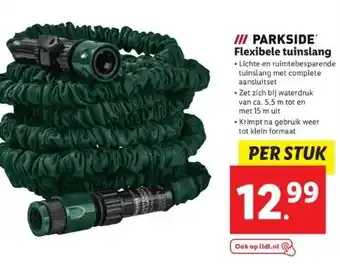 Lidl Iii parkside flexibele tuinslang aanbieding