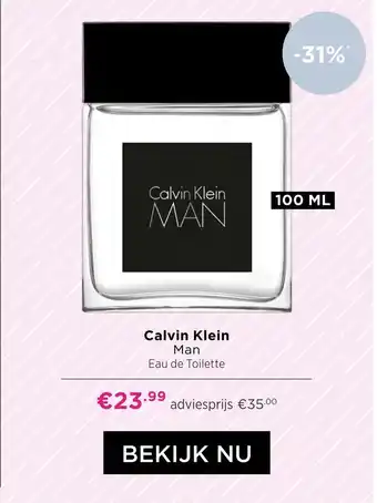 ICI Paris XL Calvin klein man eau de toilette aanbieding