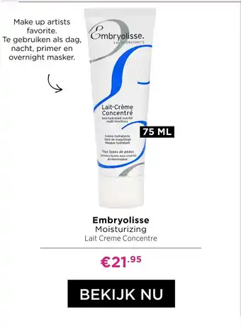 ICI Paris XL Embryolisse moisturizing lait creme concentre aanbieding