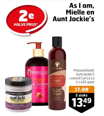 Trekpleister As i am, mielle en aunt jackie's aanbieding