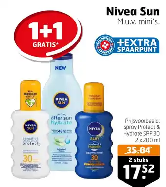 Trekpleister Nivea sun aanbieding