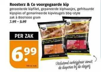 Poiesz Roosterz & co voorgegaarde kip aanbieding