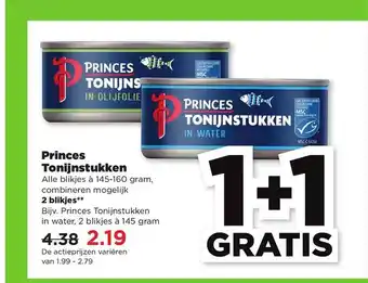 PLUS Princess tonijnstukken aanbieding