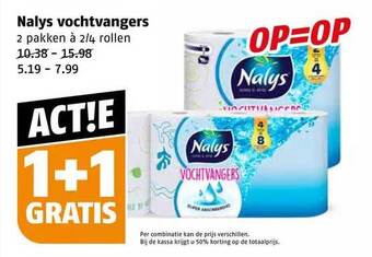 Poiesz Nalys vochtvangers aanbieding