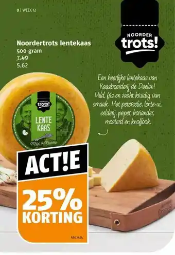 Poiesz Noordertrots lentekaas aanbieding