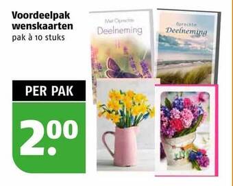 Poiesz Voordeelpak wenskaarten aanbieding