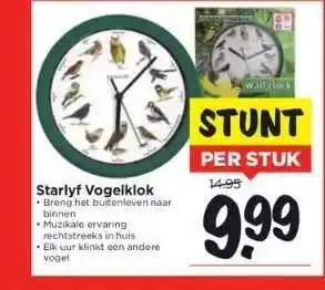 Vomar Voordeelmarkt Starlyf vogelklok aanbieding