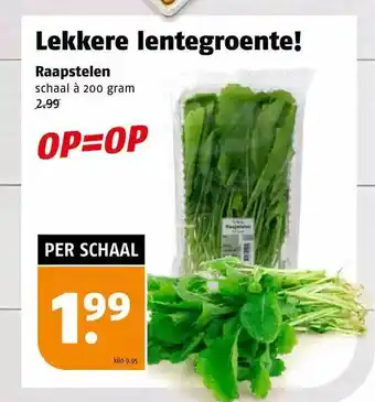 Poiesz Raapstelen aanbieding