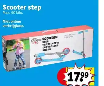 Kruidvat Scooter step aanbieding