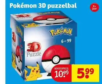 Kruidvat Pokémon 3d puzzelbal aanbieding