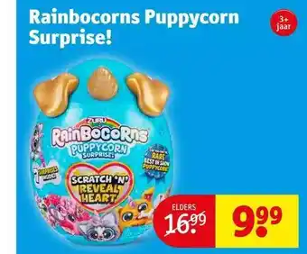 Kruidvat Rainbocorns puppycorn surprise! aanbieding