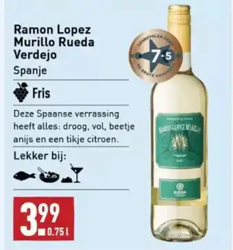 ALDI Ramon Lopez Murillo rueda verdejo 0.75L aanbieding