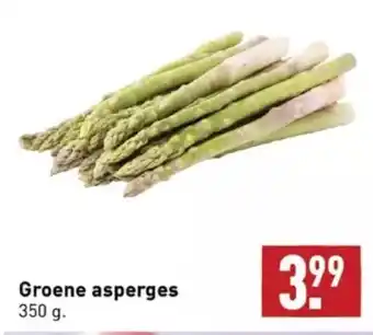 ALDI Groene asperges 350G aanbieding