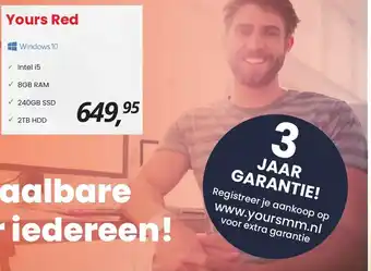 It's Amazing Yours Red aanbieding