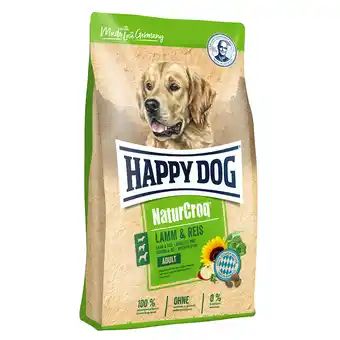 Zooplus 15kg lam & rijst happy dog naturcroq hondenvoer aanbieding