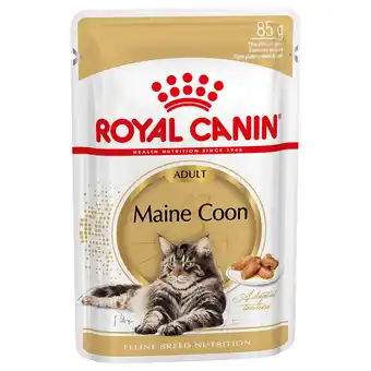 Zooplus 24x85g maine coon royal canin breed kattenvoer aanbieding