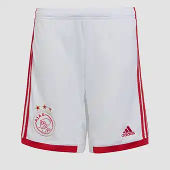 Perry Sport Adidas adidas afc ajax thuisshort 22/23 wit/rood kinderen aanbieding