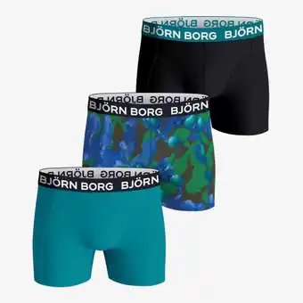 Perry Sport Bjorn borg boxers turquoise/blauw heren aanbieding
