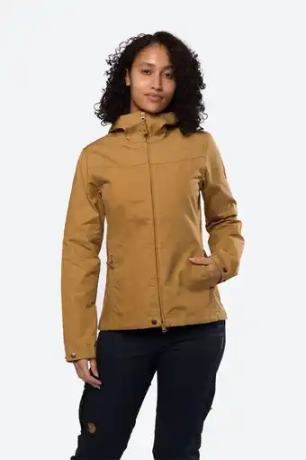 Bever Fjällräven stina jacket bruin aanbieding