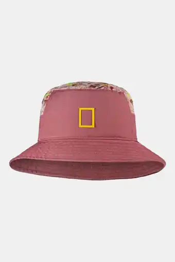 Bever Buff sun national geographic bucket hoed roze aanbieding