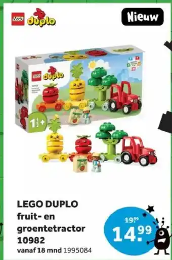 Intertoys Lego duplo fruit- en groentetractor 10982 aanbieding