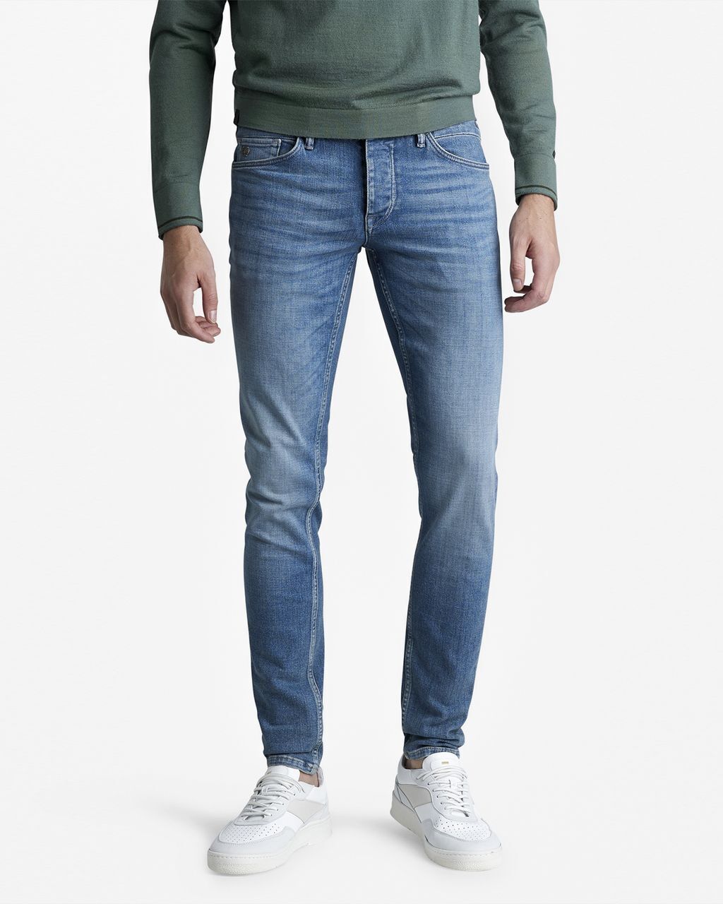 Cast iron riser slim fit heren jeans aanbieding bij Only for Men
