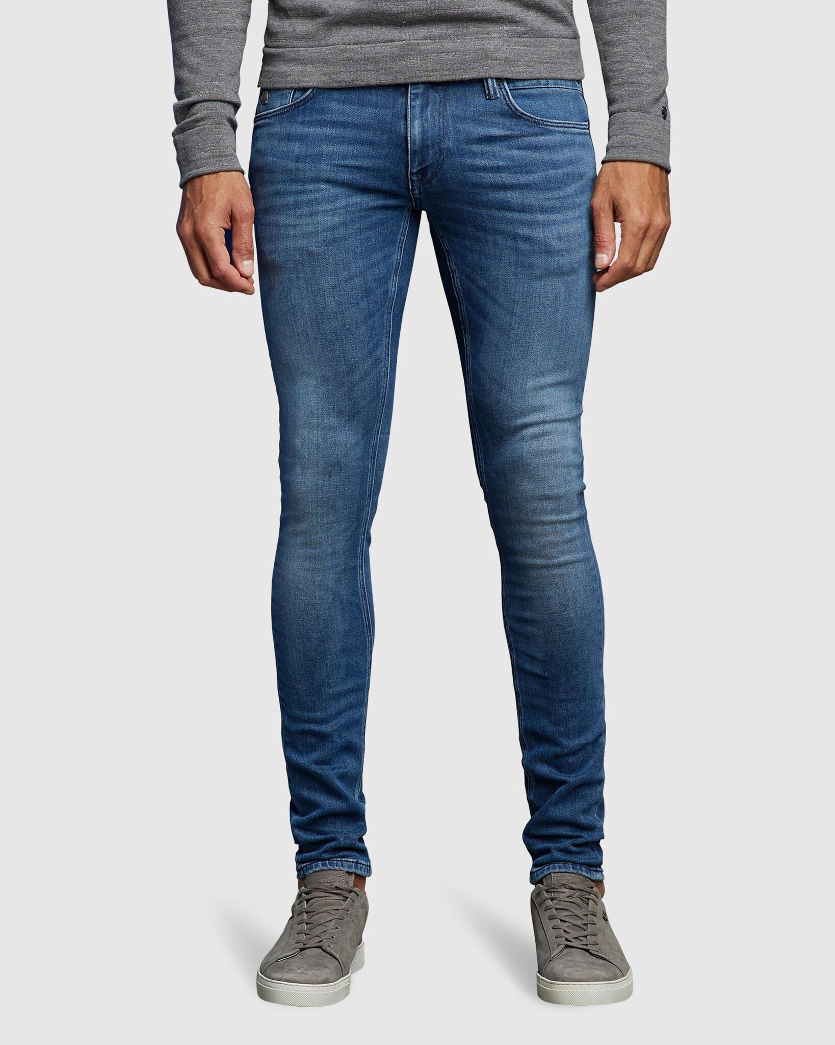 Cast iron fander super slim heren jeans aanbieding bij Only for Men