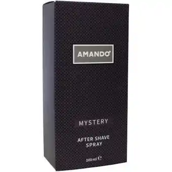 Vitamins Amando mystery aftershave spray 100 ml aanbieding