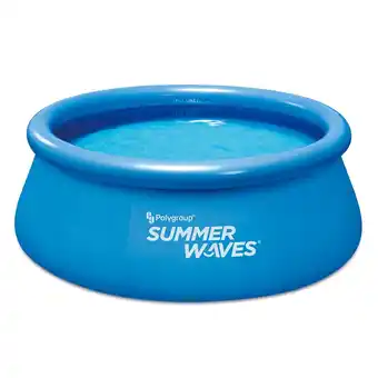 Top1Toys Summer waves zwembad quick set 244 x 76 cm + filterpomp aanbieding