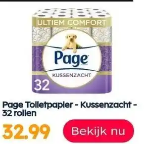 Ochama Page toiletpapier - kussenzacht - 32 rollen aanbieding