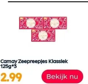 Ochama Camay zeepreepjes klassiek 125g*3 aanbieding
