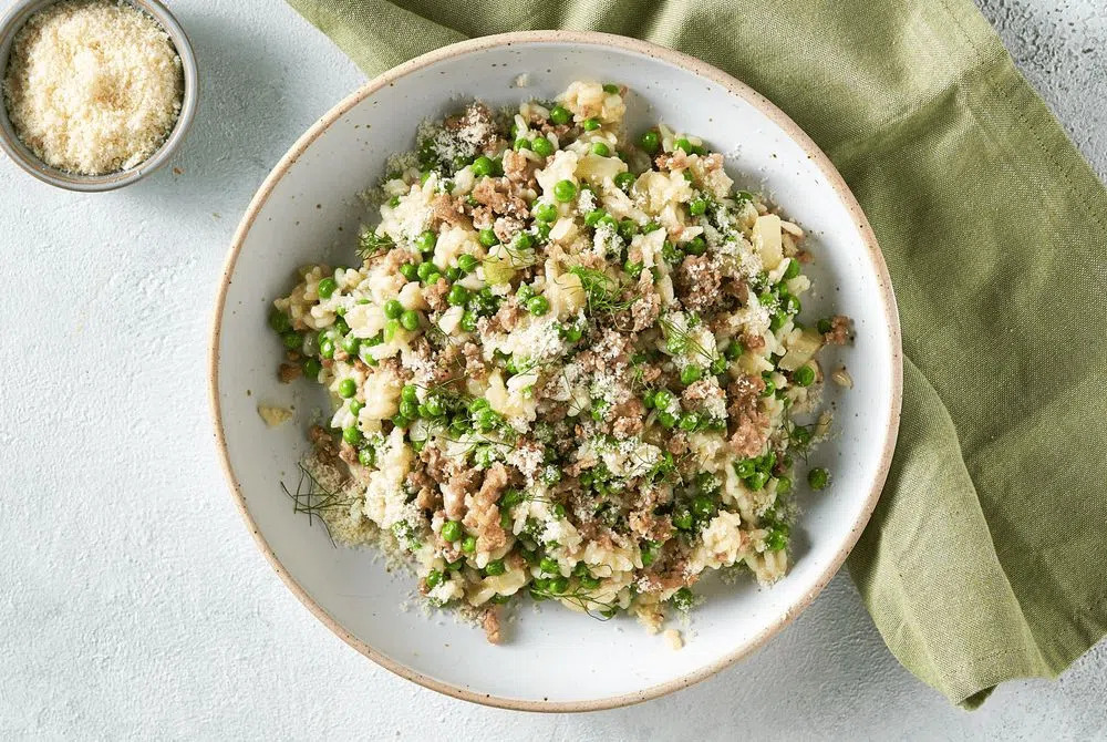 Risotto met venkel en verse worst aanbieding bij Picnic