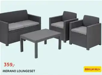 Praxis Merano loungeset aanbieding